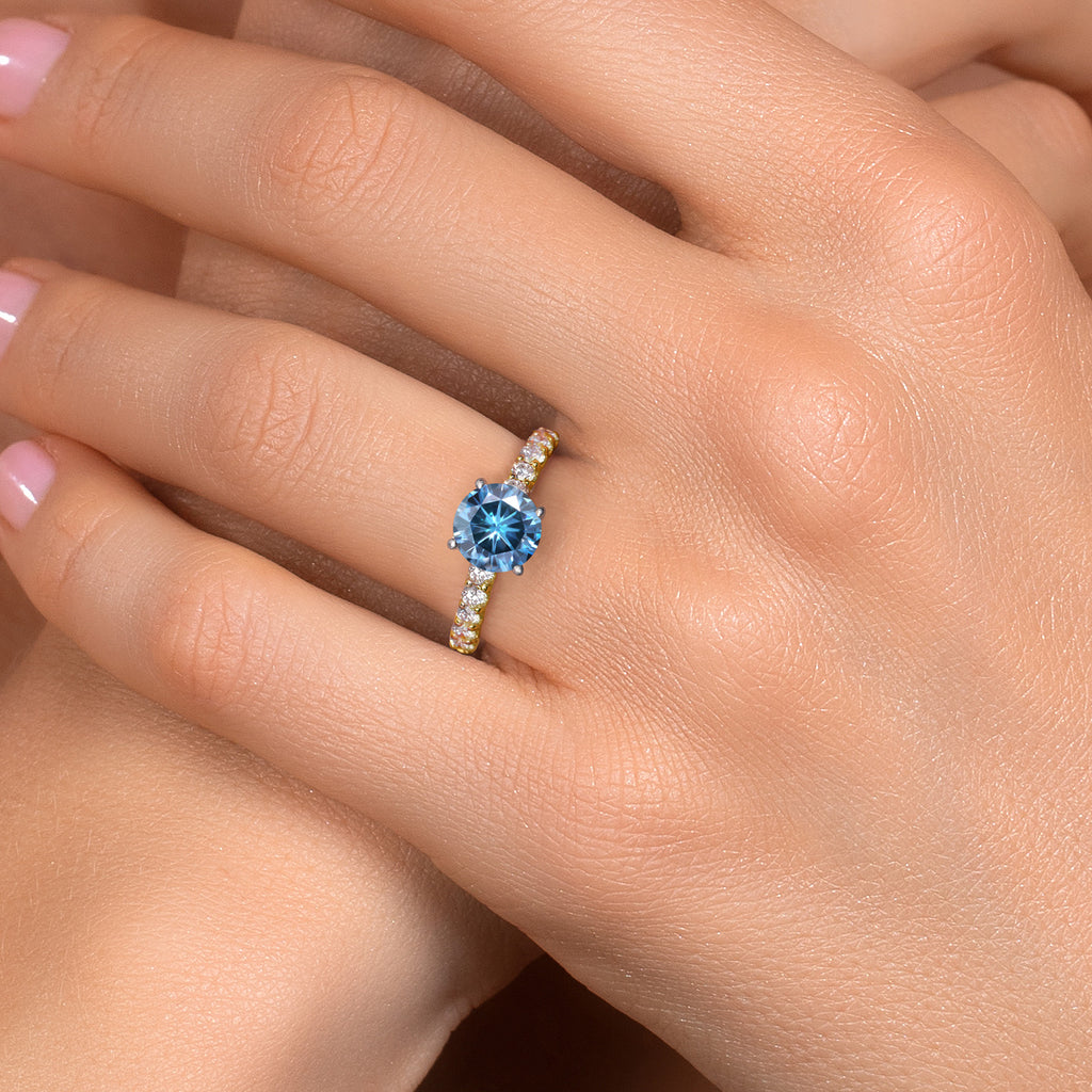 Ring in 14K Two Tone Gold