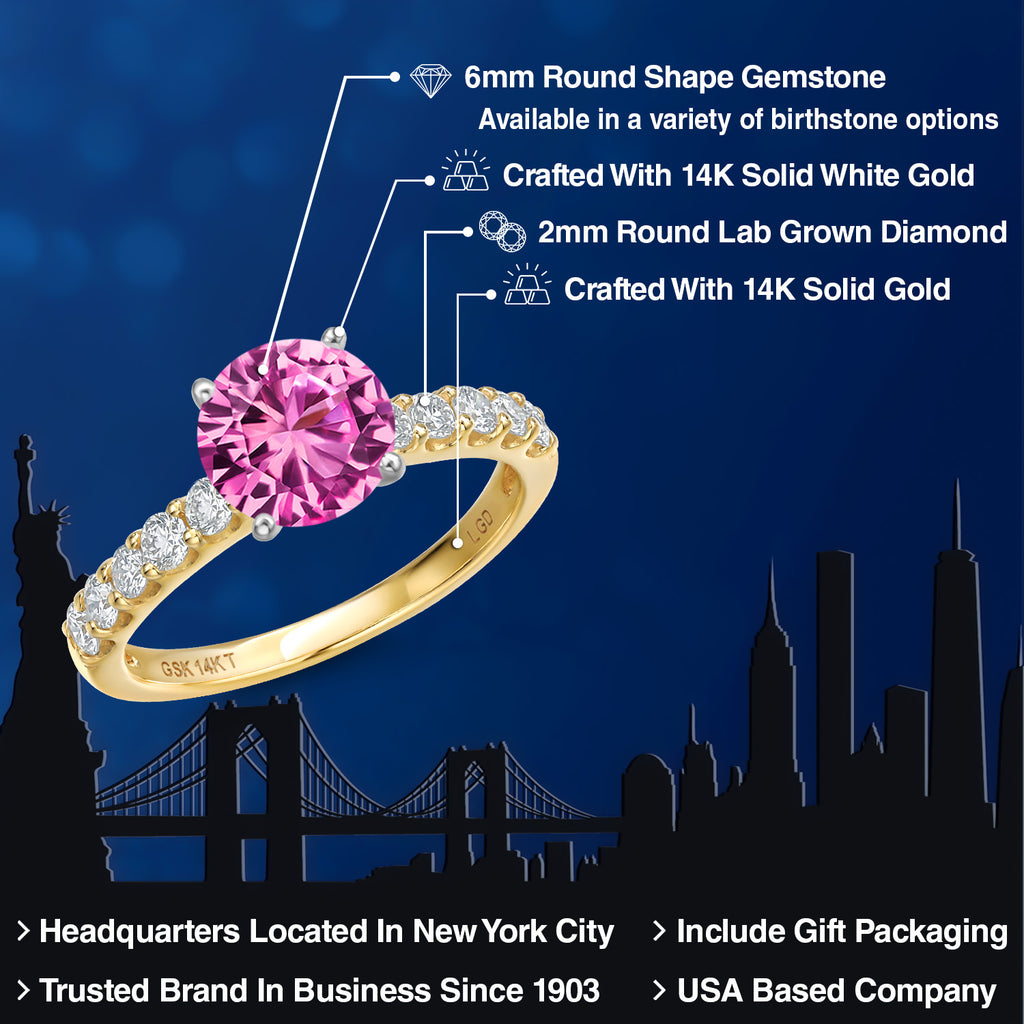 Ring in 14K Two Tone Gold