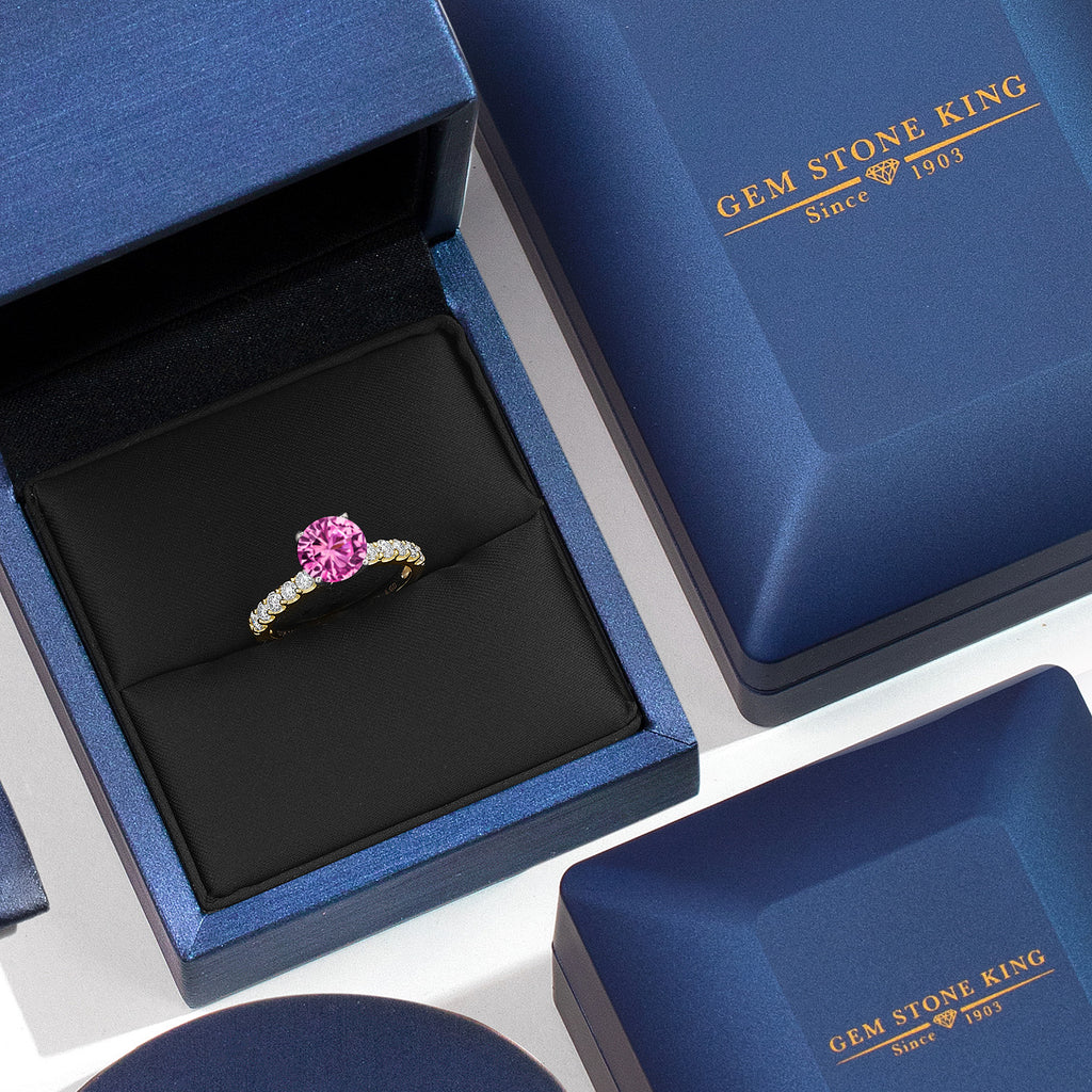 Ring in 14K Two Tone Gold