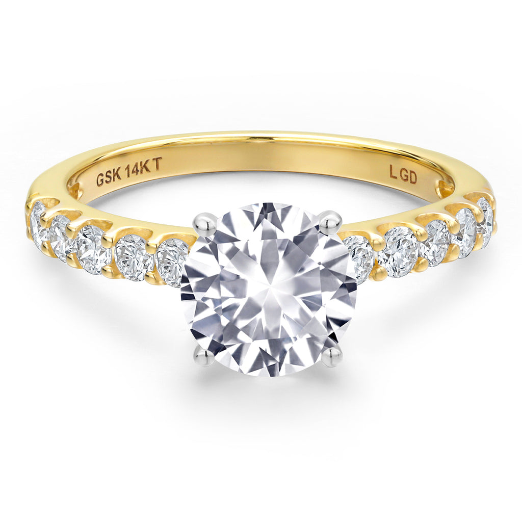 Ring in 14K Two Tone Gold