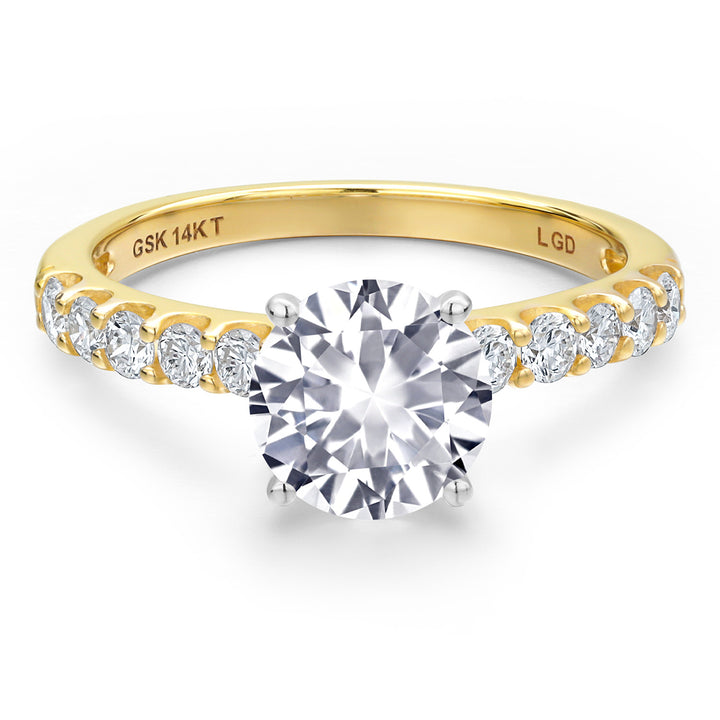 Ring in 14K Two Tone Gold