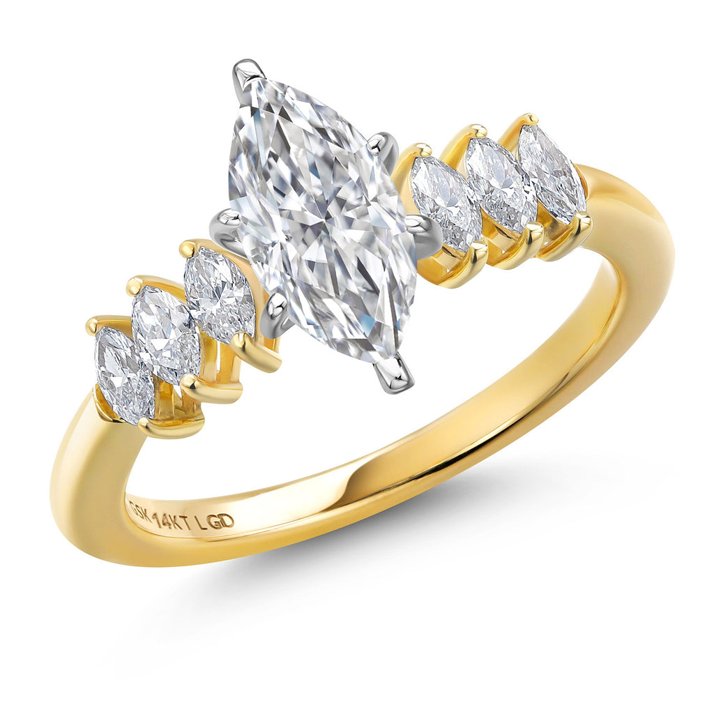 Center 1ct_8_Ring in 14K Two Tone Gold