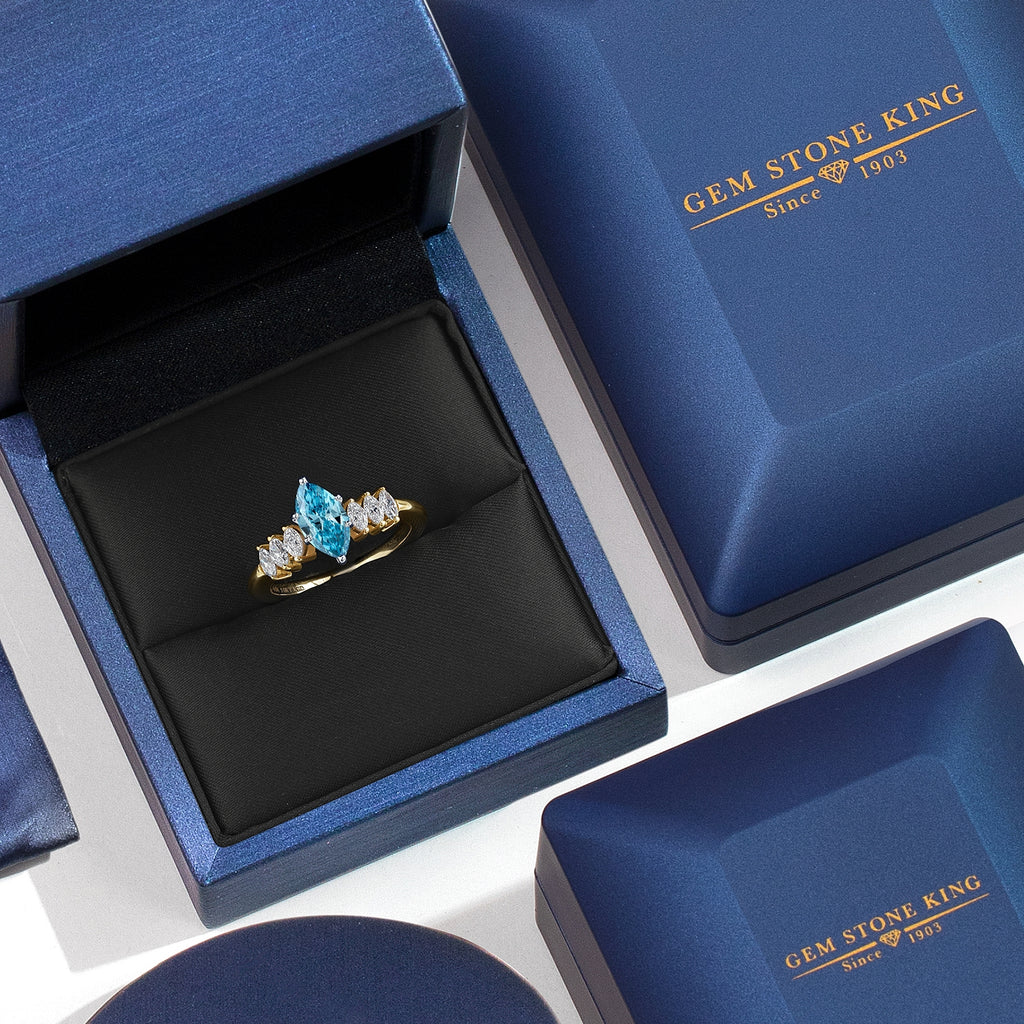 Ring in 14K Two Tone Gold