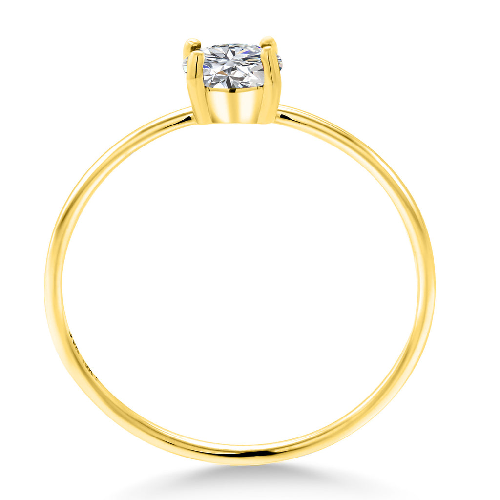Lab Grown Diamond_5_Ring in 10K Yellow Gold