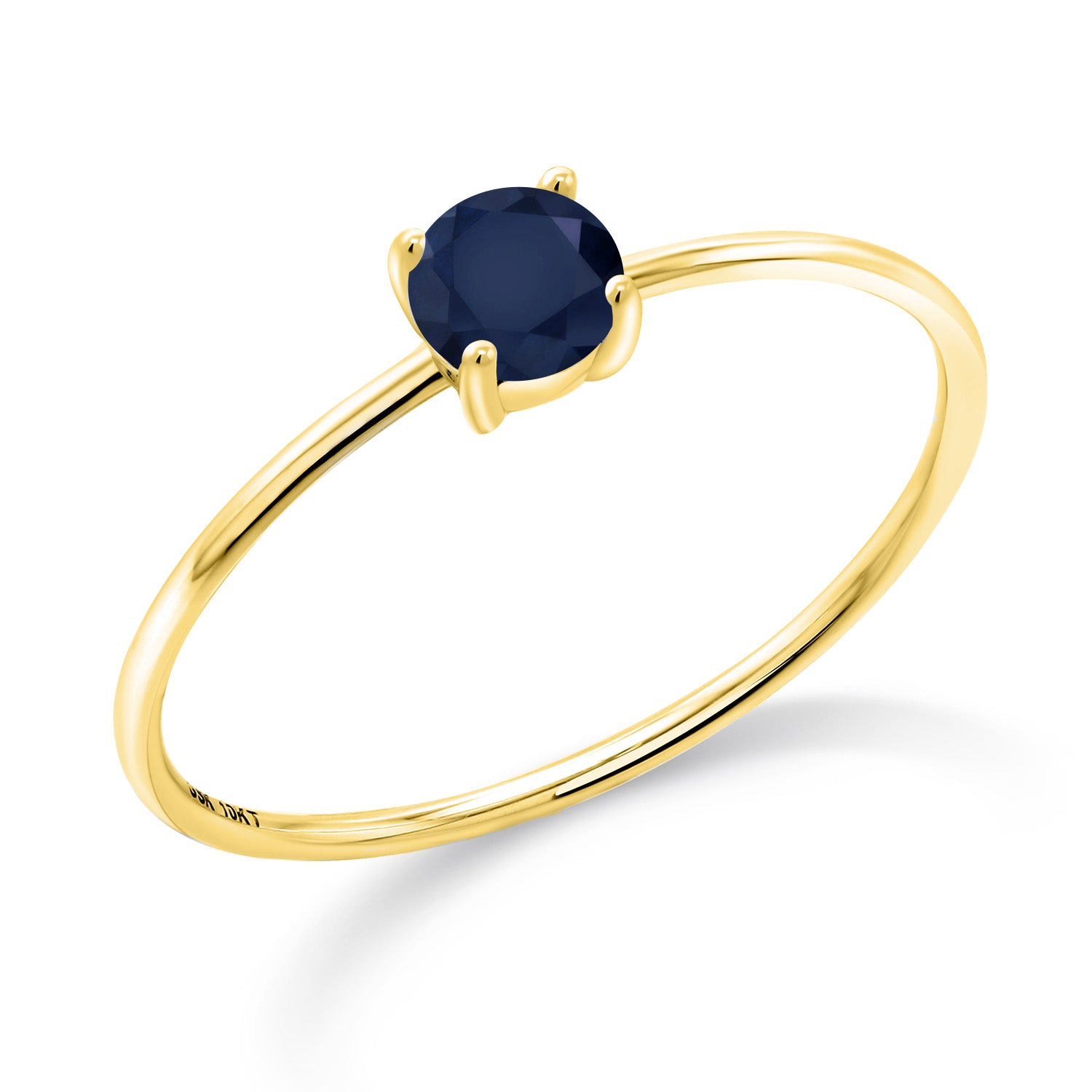 Blue Sapphire - September_9_Ring in 10K Yellow Gold