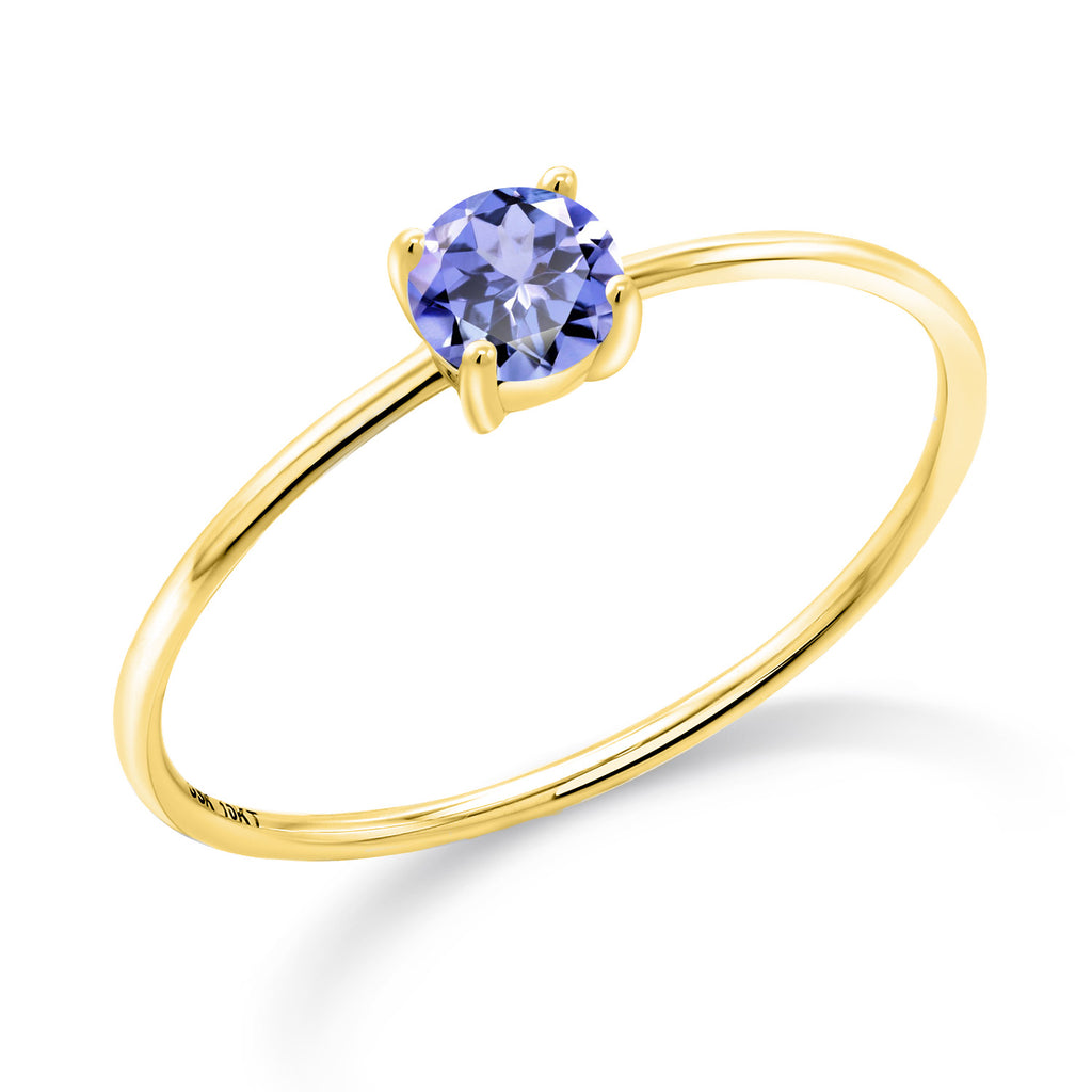 Tanzanite - December_7_Ring in 10K Yellow Gold