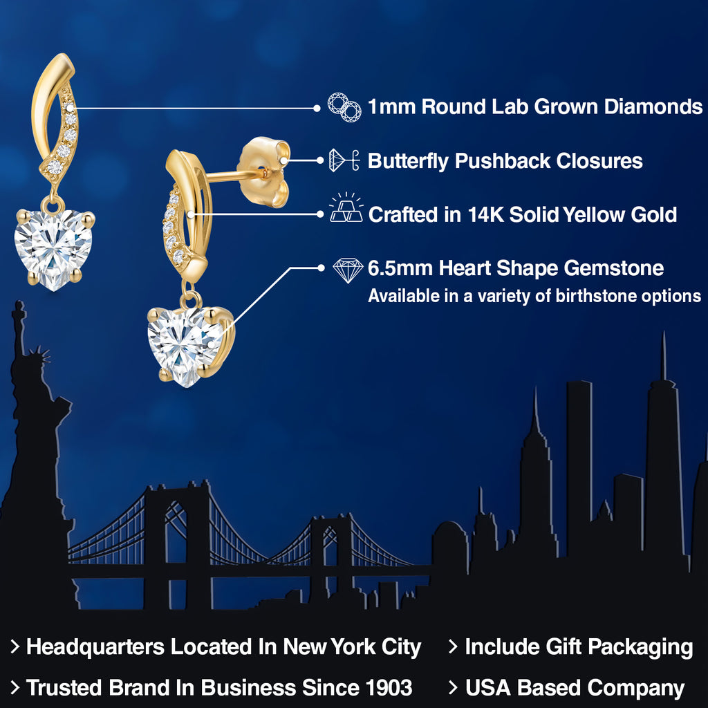 Earrings in 14K Yellow Gold
