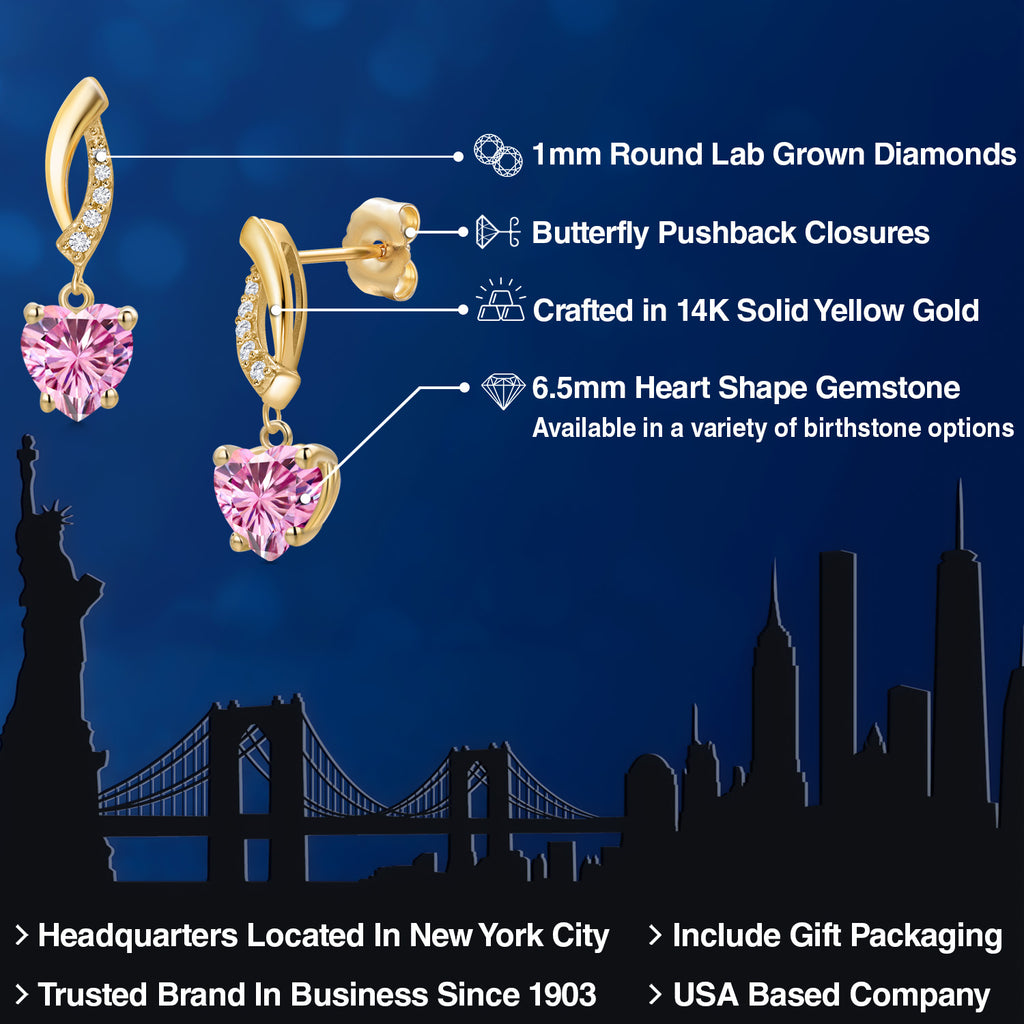 Earrings in 14K Yellow Gold