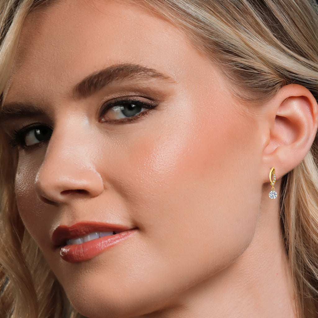 E - F_Earrings in 14K Yellow Gold