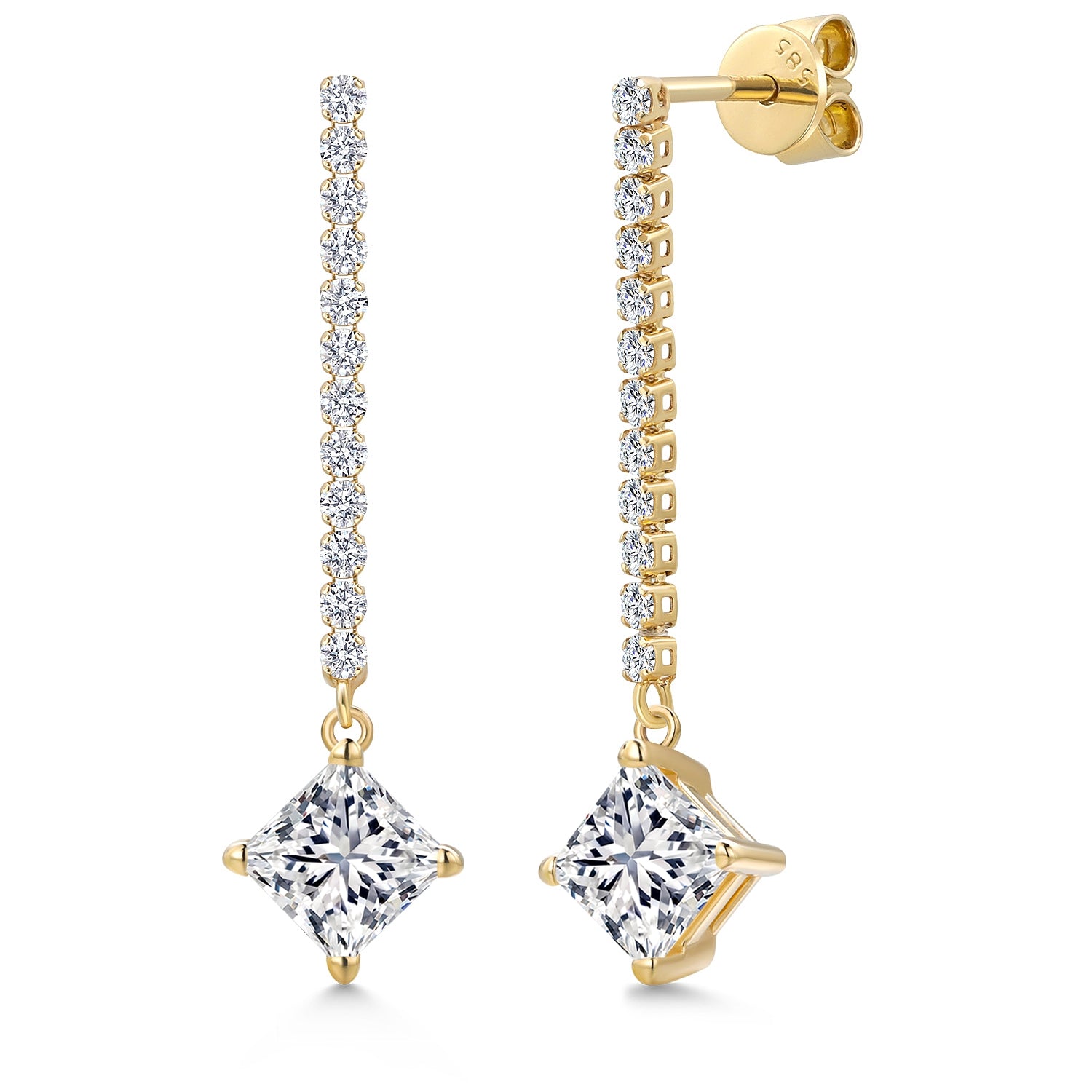 E - F_Earrings in 14K Yellow Gold