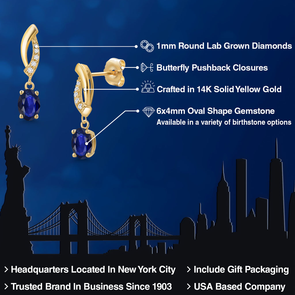 Earrings in 14K Yellow Gold