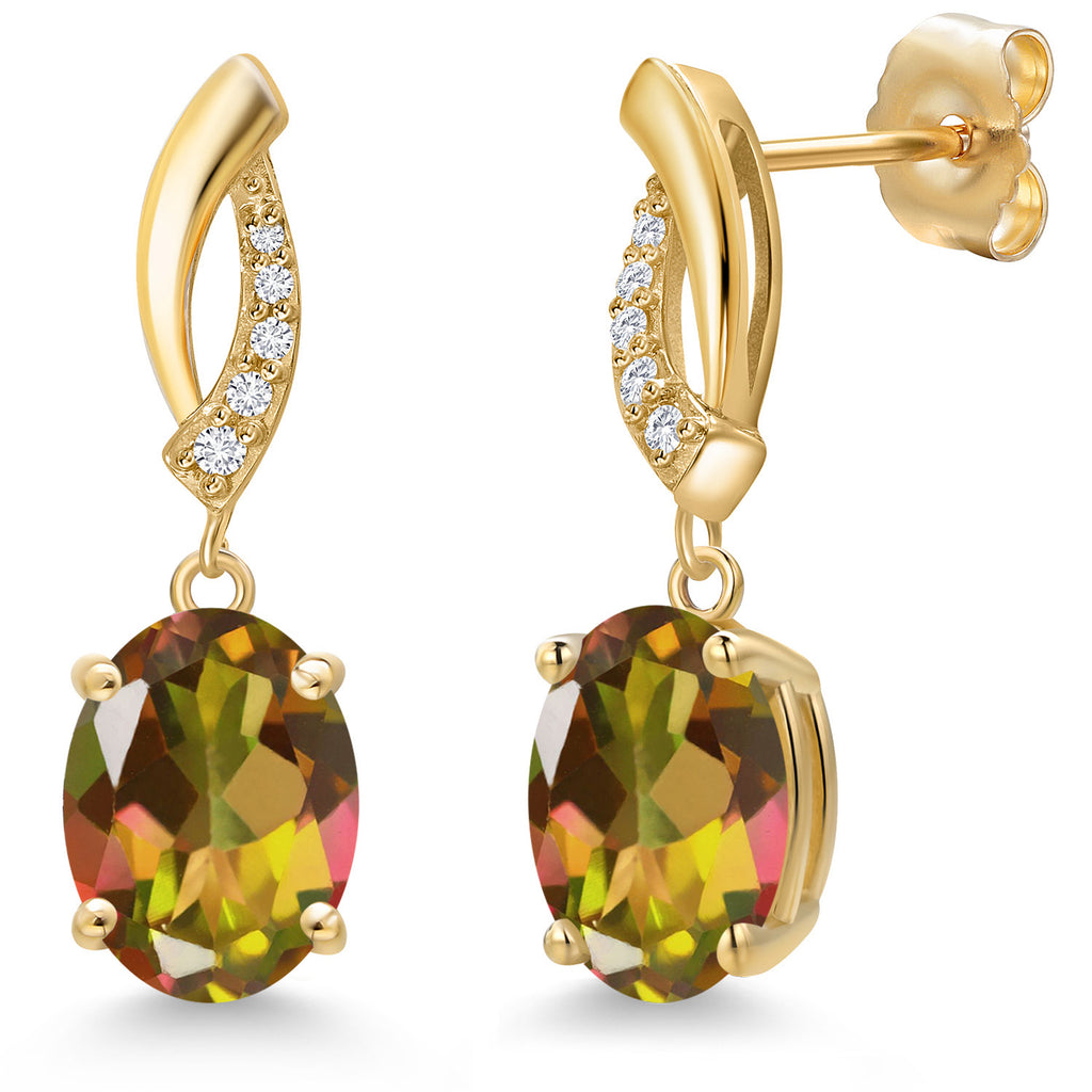 Mango Mystic Topaz_Earrings in 14K Yellow Gold