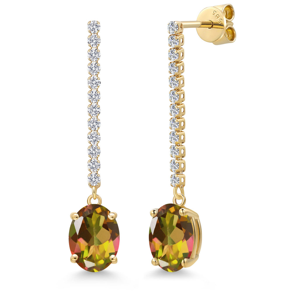 Mango Mystic Topaz_Earrings in 14K Yellow Gold