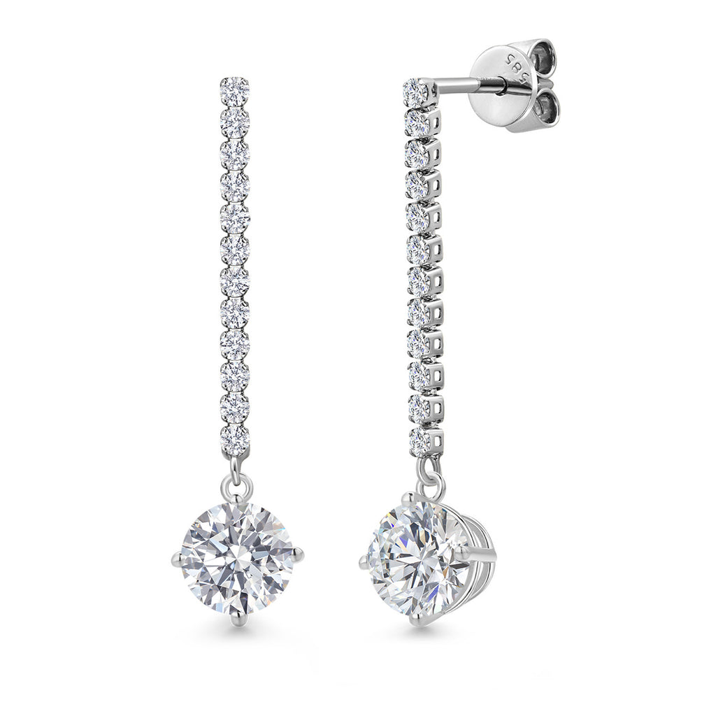 E - F_Earrings in 14K White Gold