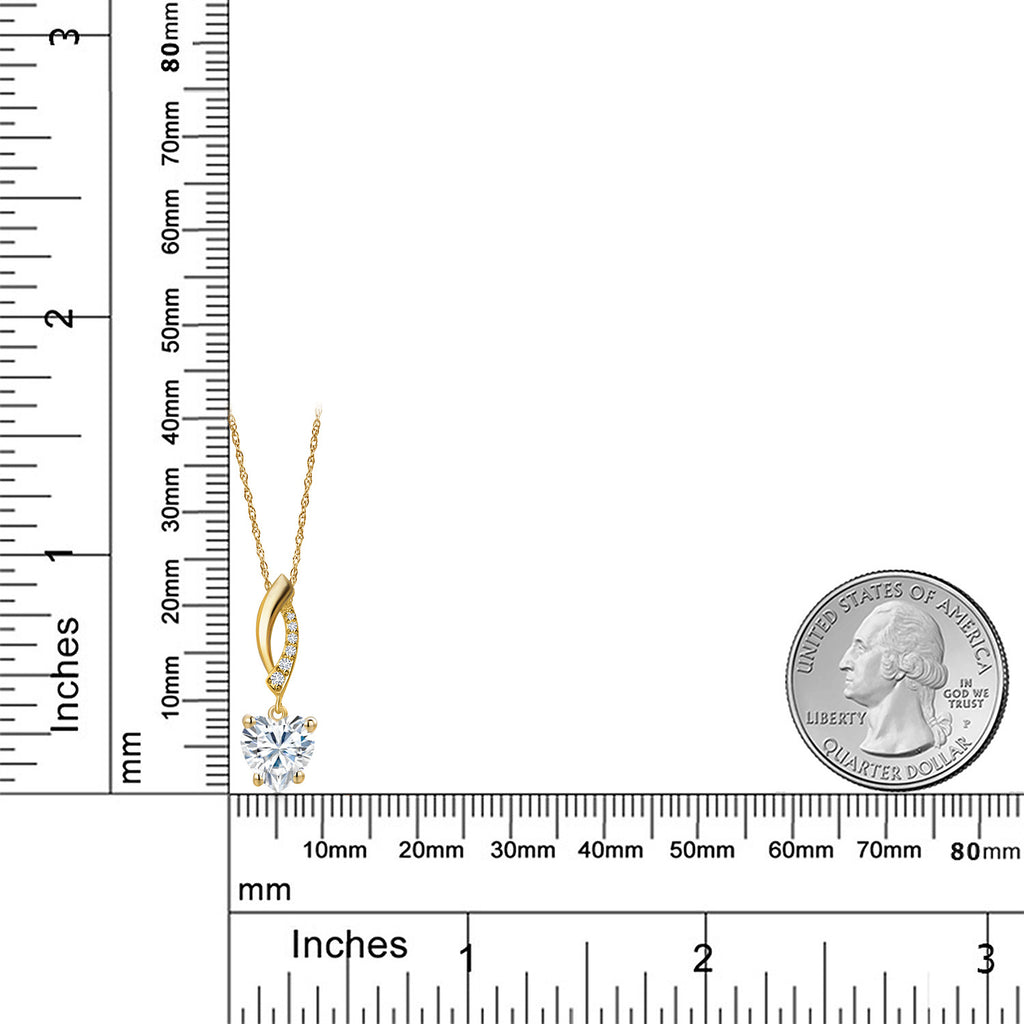 Lab Grown Diamond_Pendant in 14K Yellow Gold