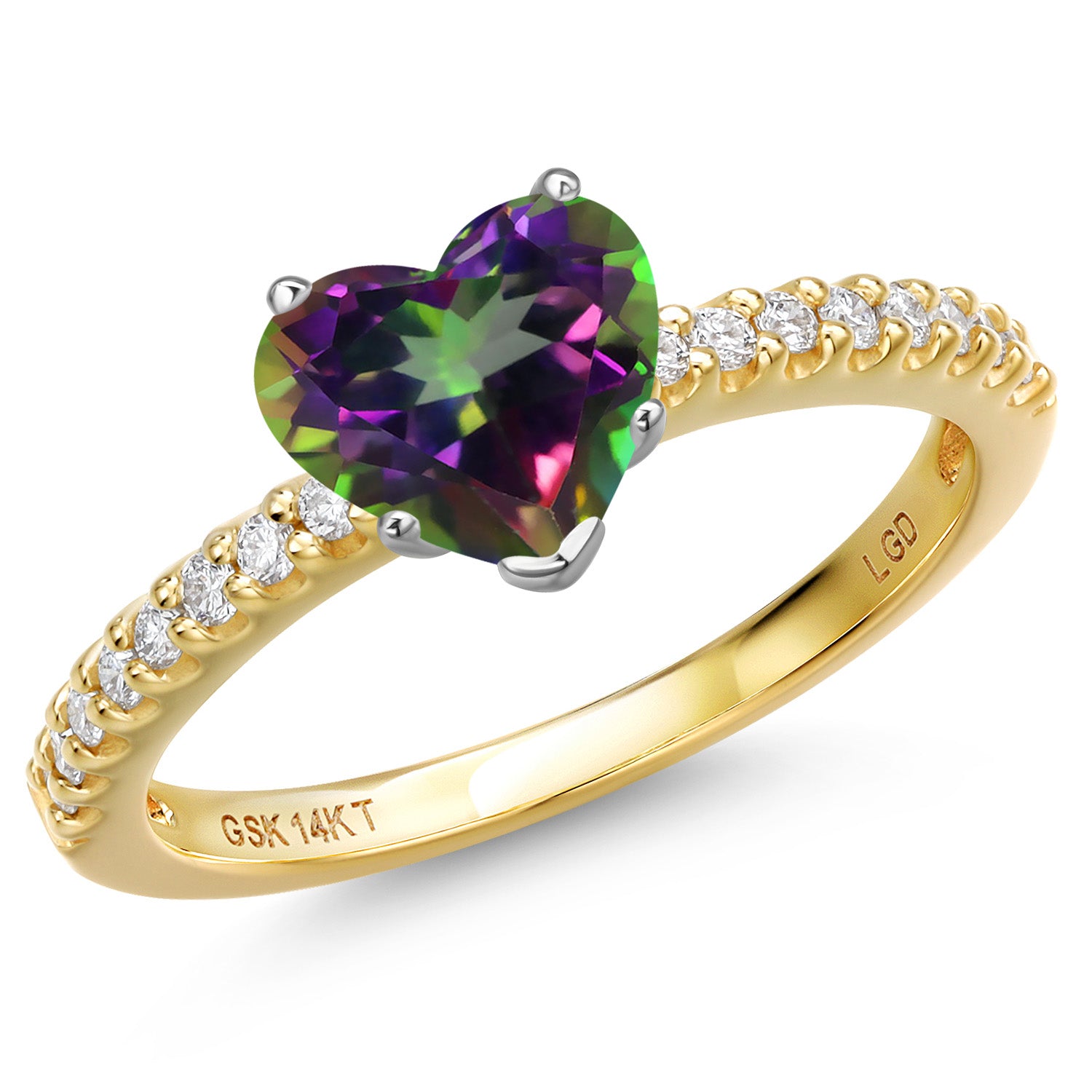 Green Mystic Topaz_7_Ring in 14K Two Tone Gold