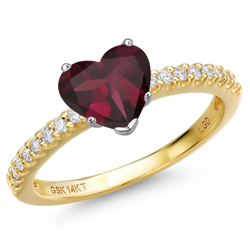 Rhodolite Garnet_5_Ring in 14K Two Tone Gold