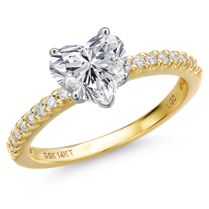 Heart_Center 1ct_5_Ring in 14K Two Tone Gold