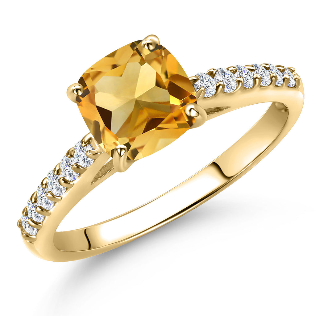 Citrine - November_7_Ring in 10K Yellow Gold