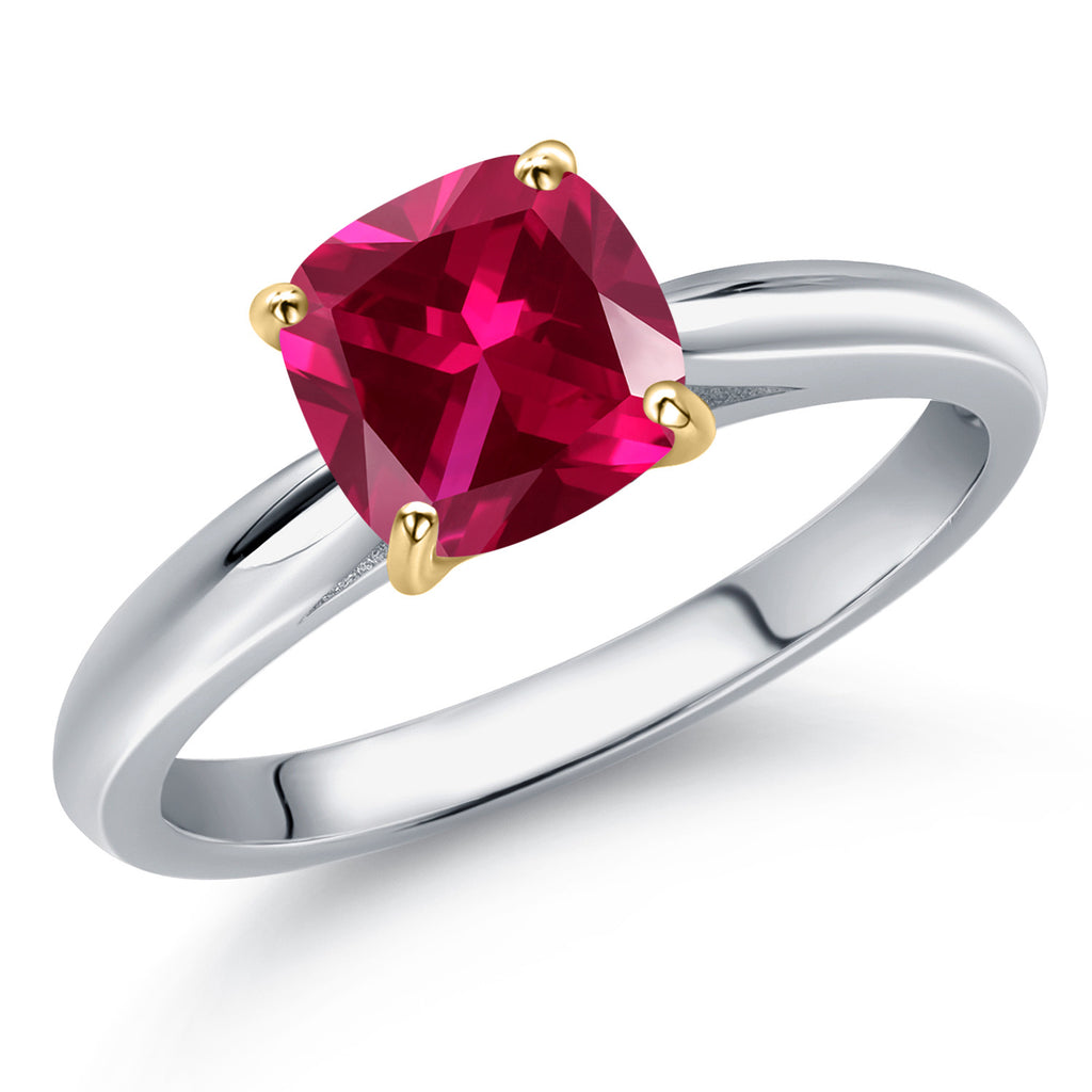 Created Ruby - July_7_Ring in 10K Two Tone Gold