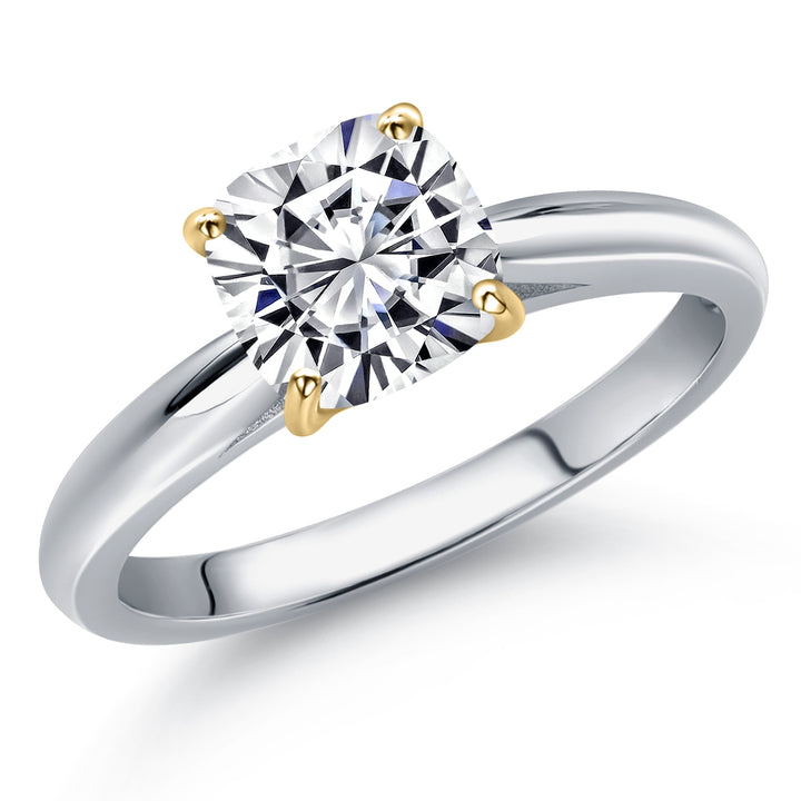 Ring in 10K Two Tone Gold