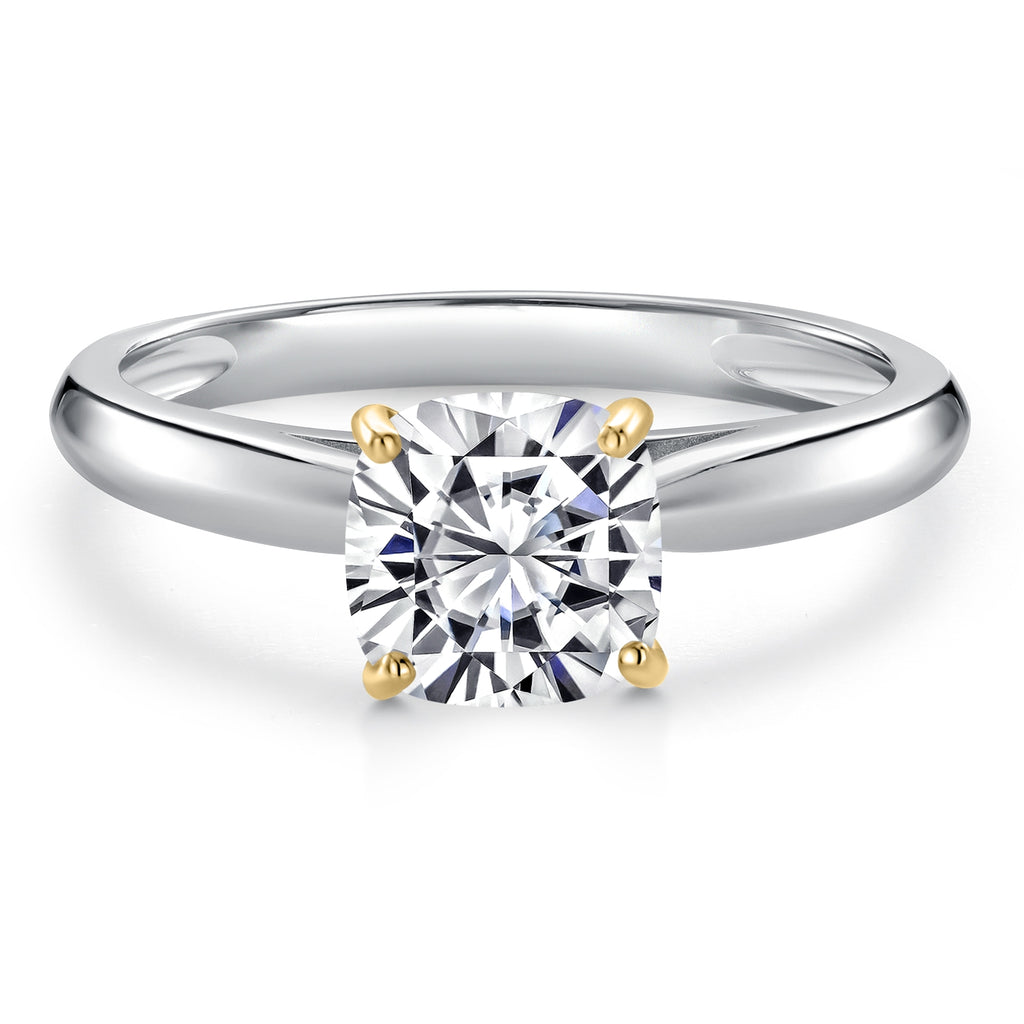 Ring in 10K Two Tone Gold