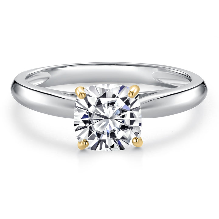 Ring in 10K Two Tone Gold