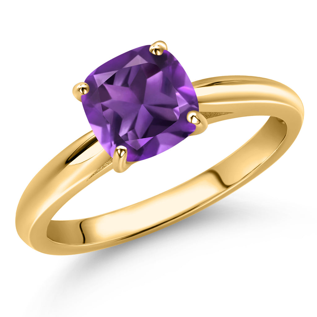 Amethyst - February_9_Ring in 10K Yellow Gold