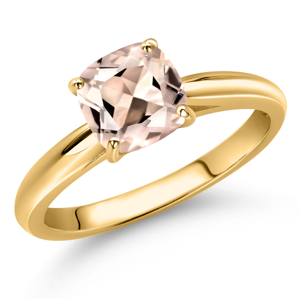 Morganite - October_8_Ring in 10K Yellow Gold