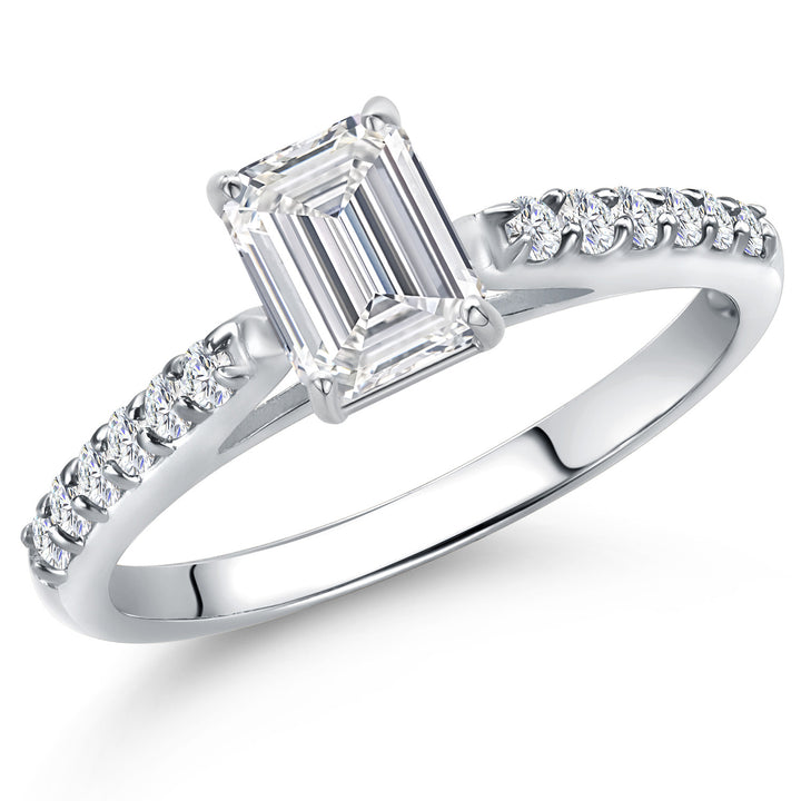 White Lab Grown Diamond - April_5_Ring in 10K White Gold