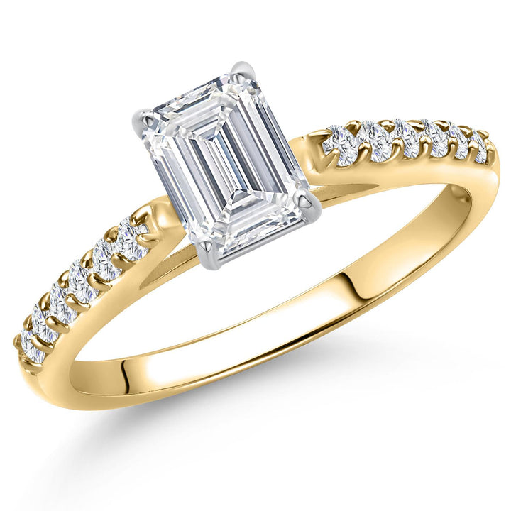 Ring in 10K Two Tone Gold