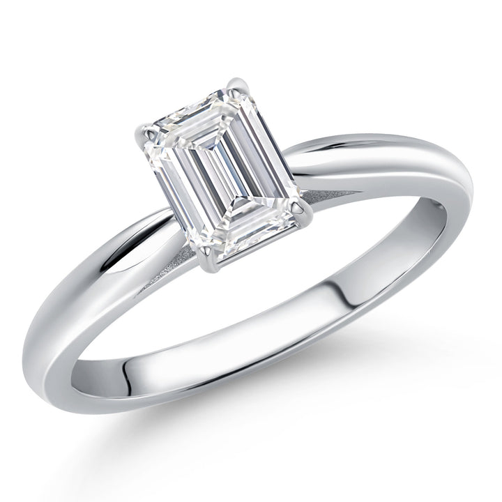 White Lab Grown Diamond - April_6_Ring in 10K White Gold