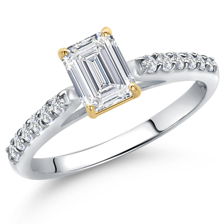 Ring in 10K Two Tone Gold