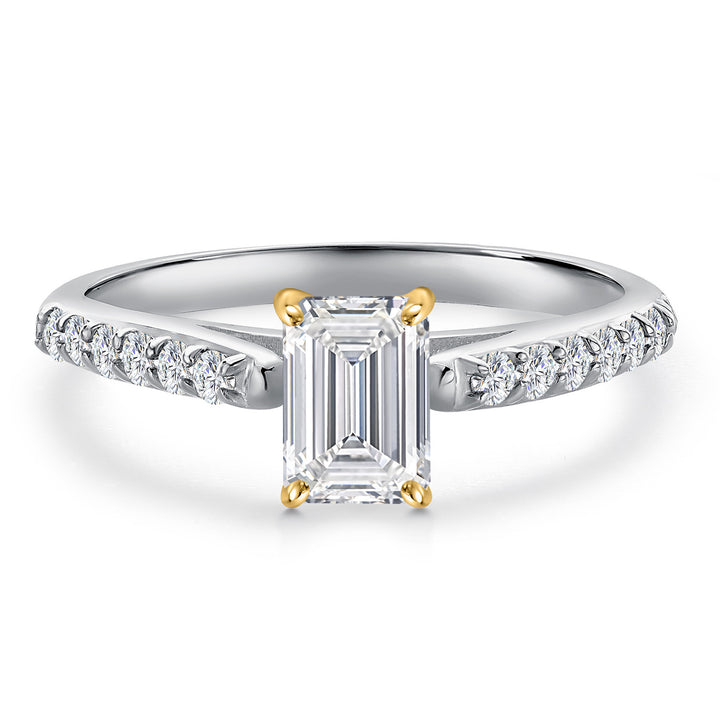 Ring in 10K Two Tone Gold