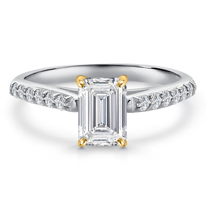 Ring in 10K Two Tone Gold