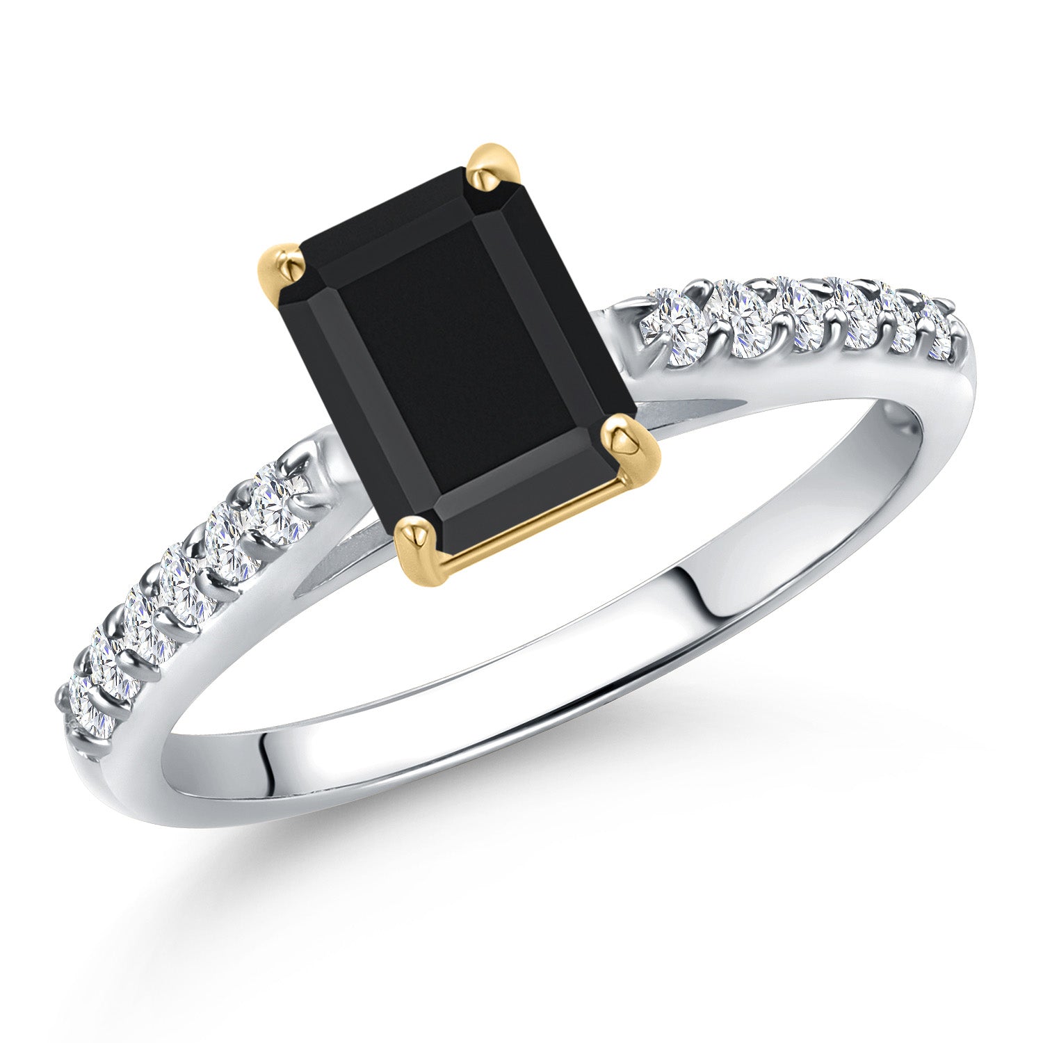 Onyx - December_8_Ring in 10K Two Tone Gold