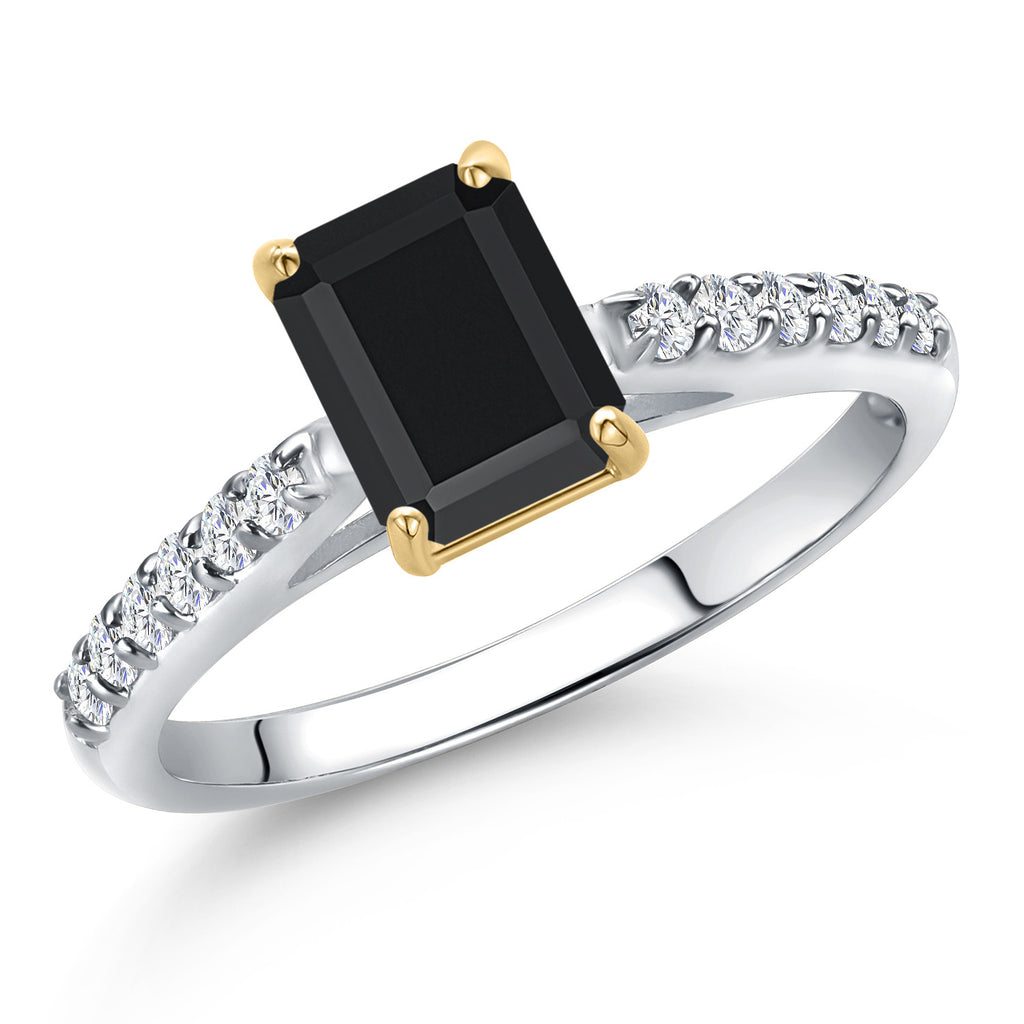 Onyx - December_7_Ring in 10K Two Tone Gold