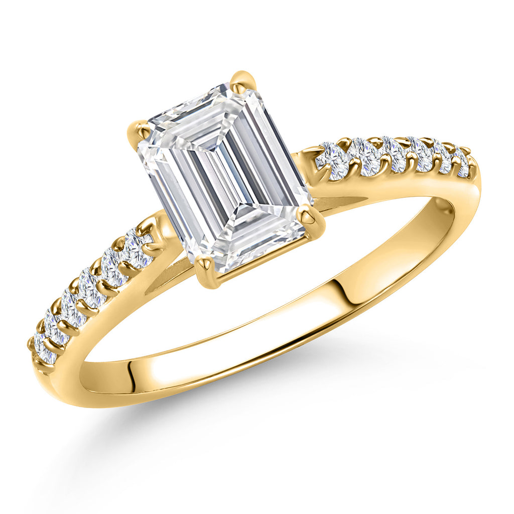Lab Grown Diamond 1 Ct IGI Certified_9_Ring in 10K Yellow Gold