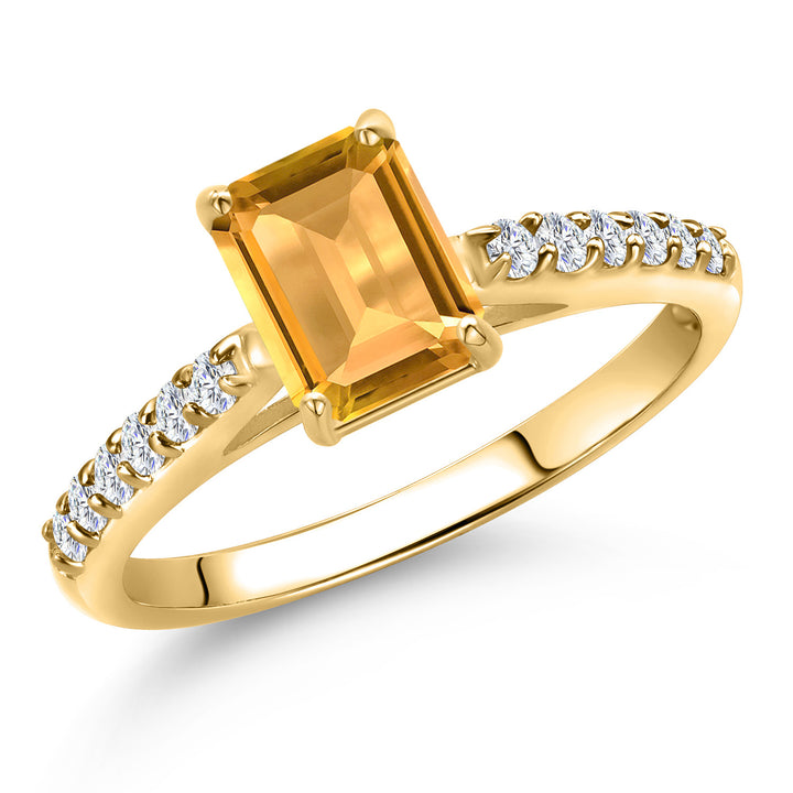 Citrine - November_5_Ring in 10K Yellow Gold
