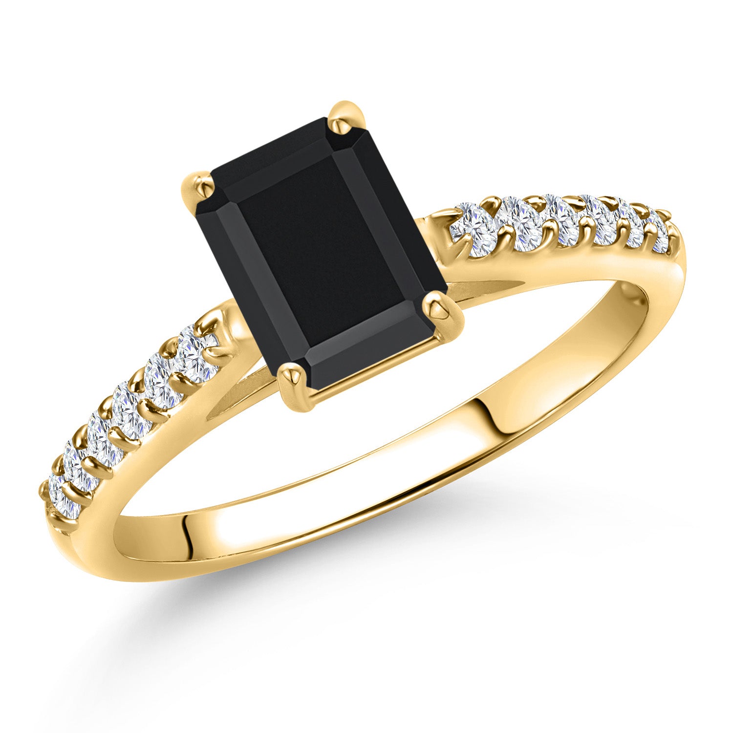 Onyx - December_6_Ring in 10K Yellow Gold