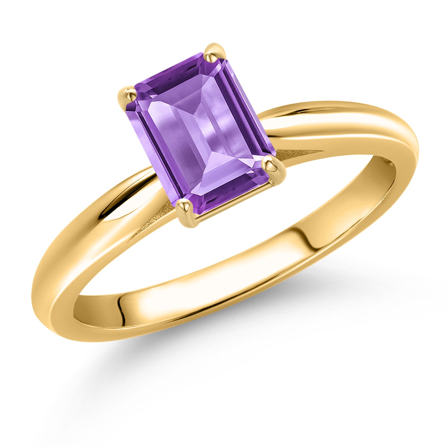 Amethyst - February_7_Ring in 10K Yellow Gold