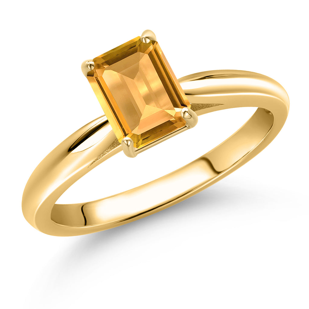 Citrine - November_7_Ring in 10K Yellow Gold