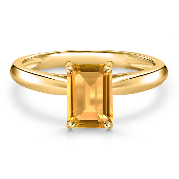 Citrine - November_7_Ring in 10K Yellow Gold