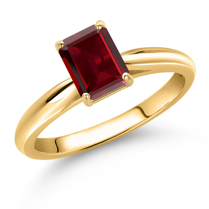 Garnet - January_6_Ring in 10K Yellow Gold