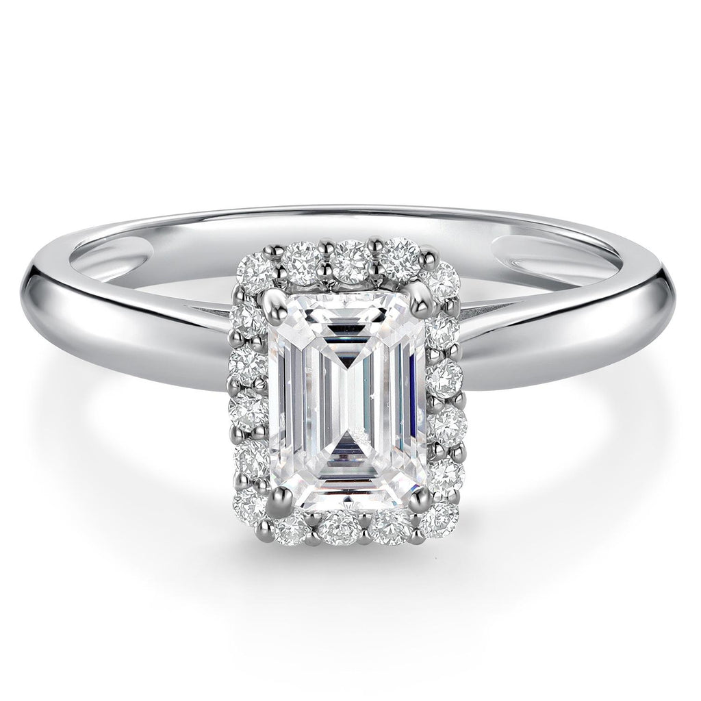 Ring in 10K White Gold