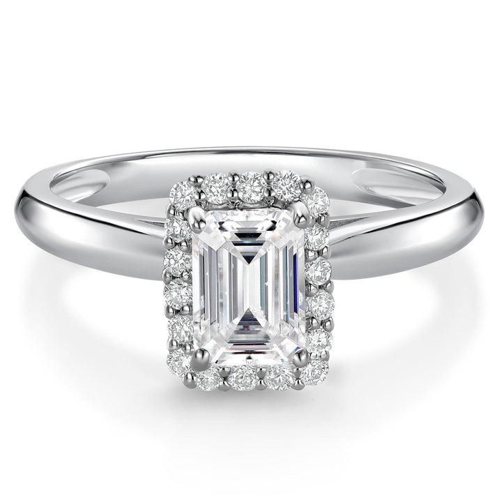 Ring in 10K White Gold
