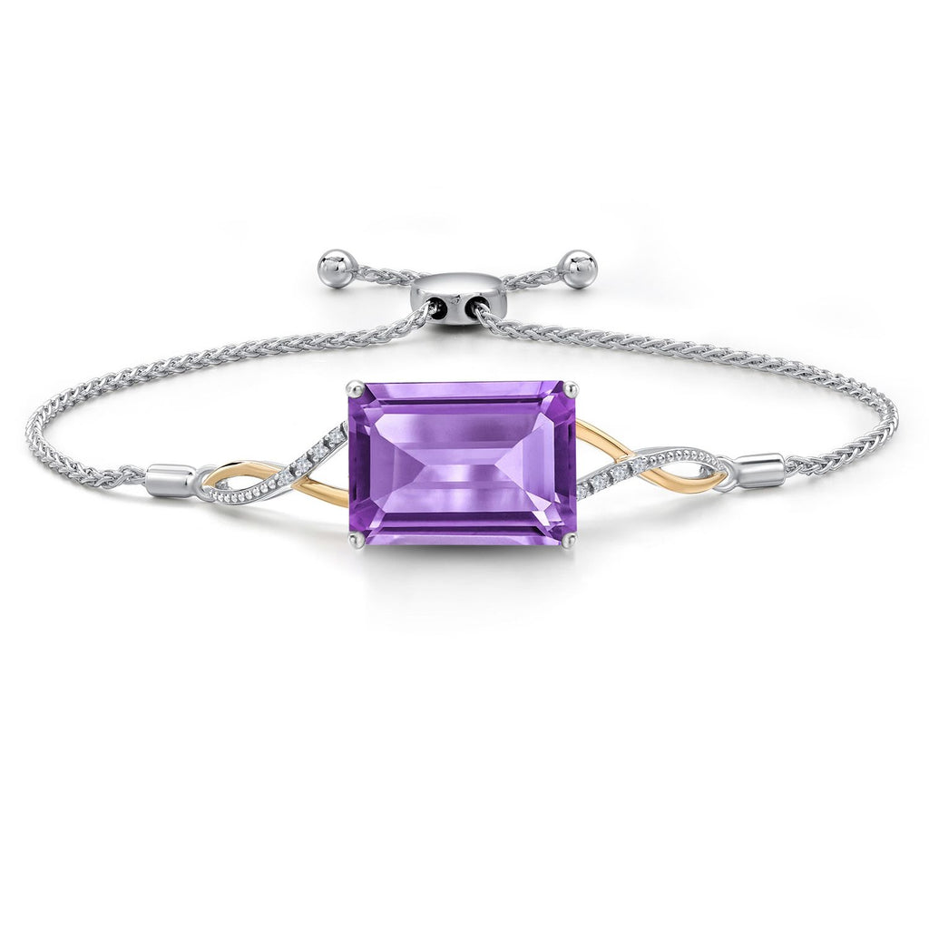 Bracelet in 925 Sterling Silver and 10K Yellow Gold