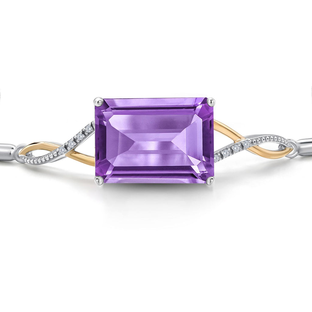 Bracelet in 925 Sterling Silver and 10K Yellow Gold