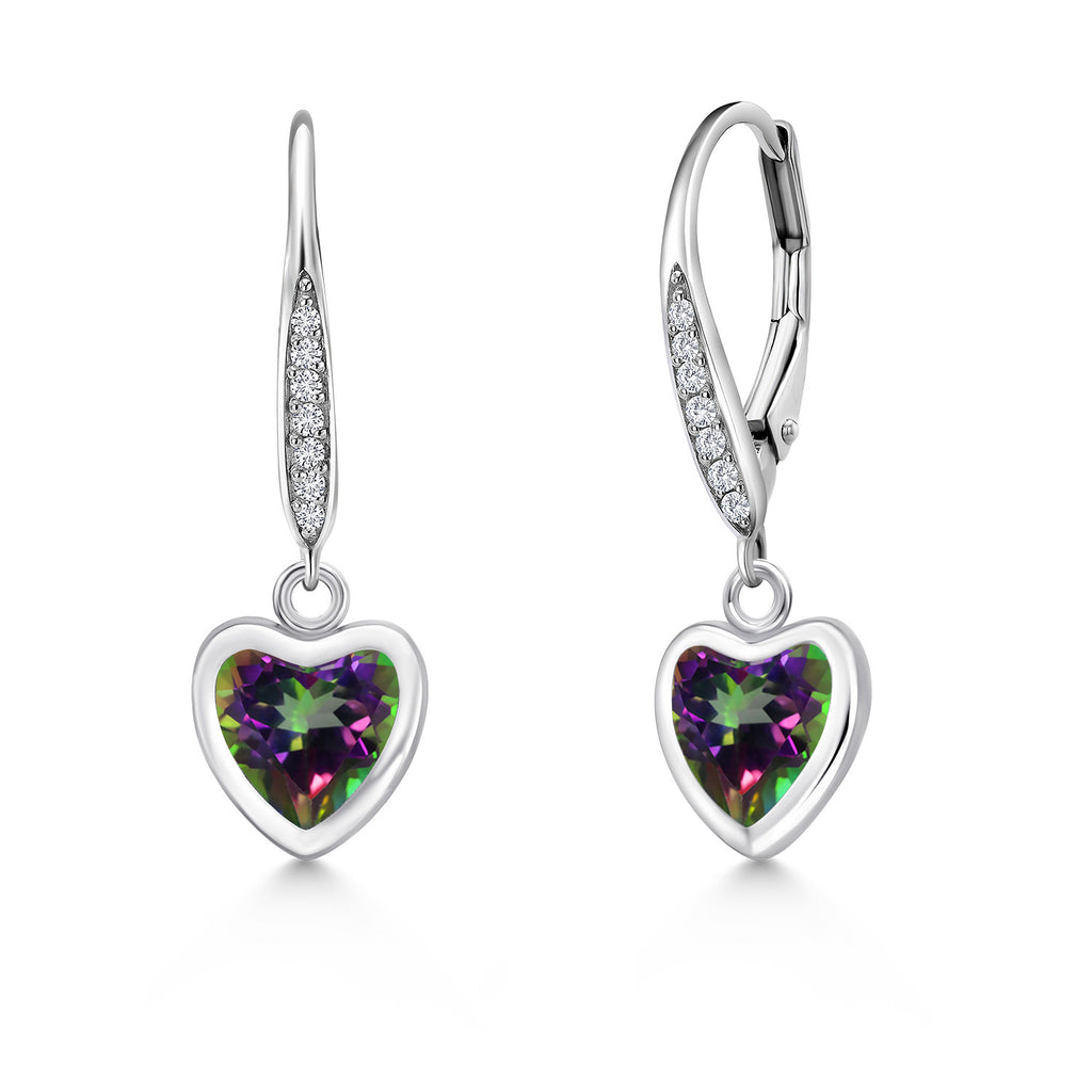 Green Mystic Topaz_Earrings in 925 Sterling Silver