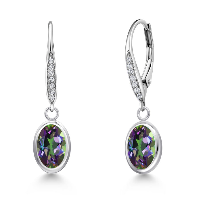 Green Mystic Topaz_Earrings in 925 Sterling Silver